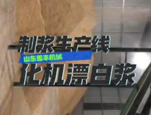 制浆生产线化机漂白浆